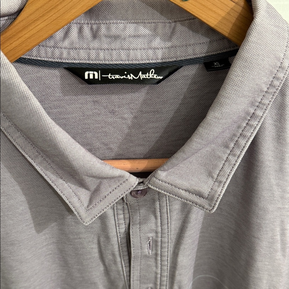 Travis Mathew Men's Purple Shirt